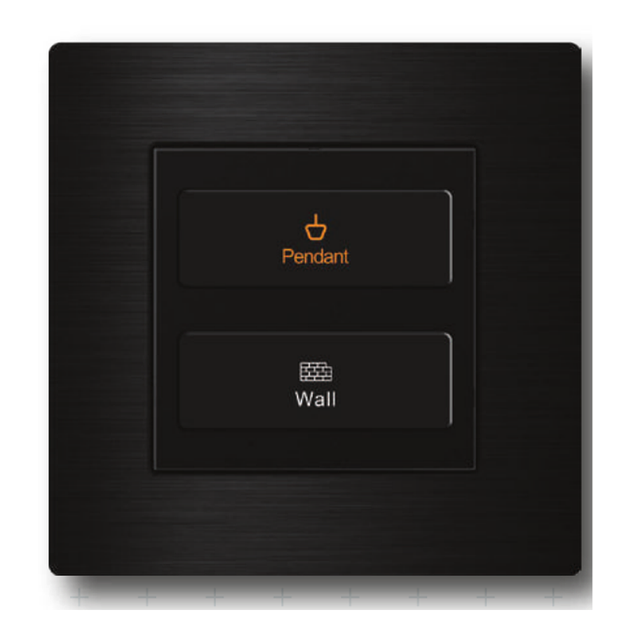 DasKlug 2 Gang — Pendant / Wall — black brushed
